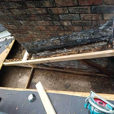 Chimney Repair - In Process
